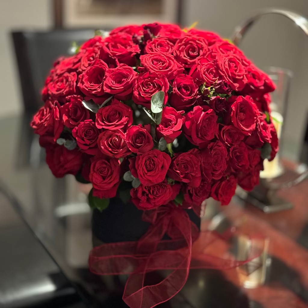 Mejor en Rojo - 75 rosas rojas