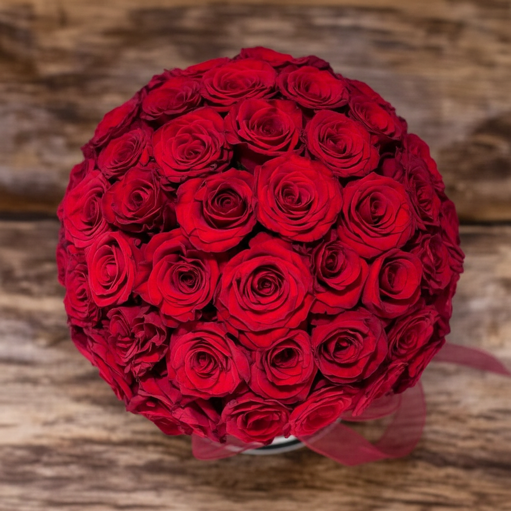 Ruby Love 50 Red Roses