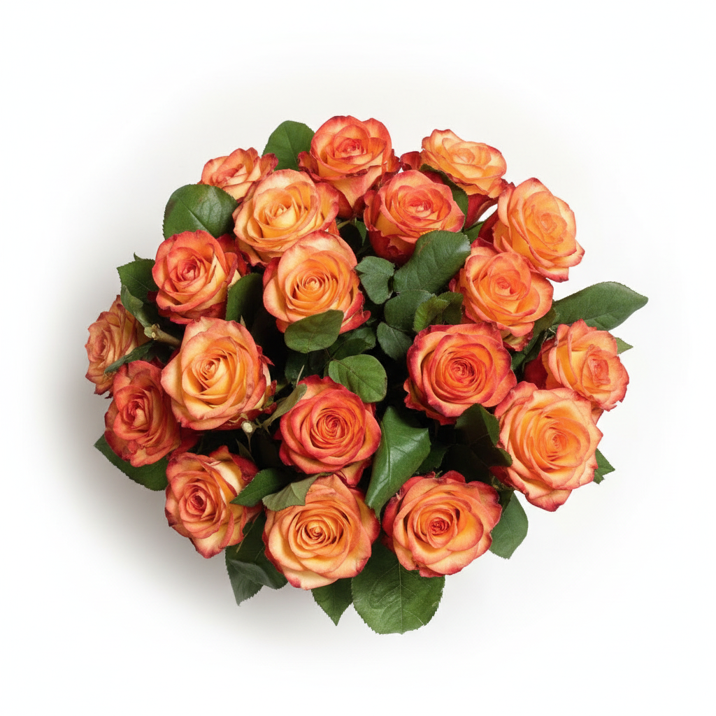 Fuego Cítrico - 24 rosas