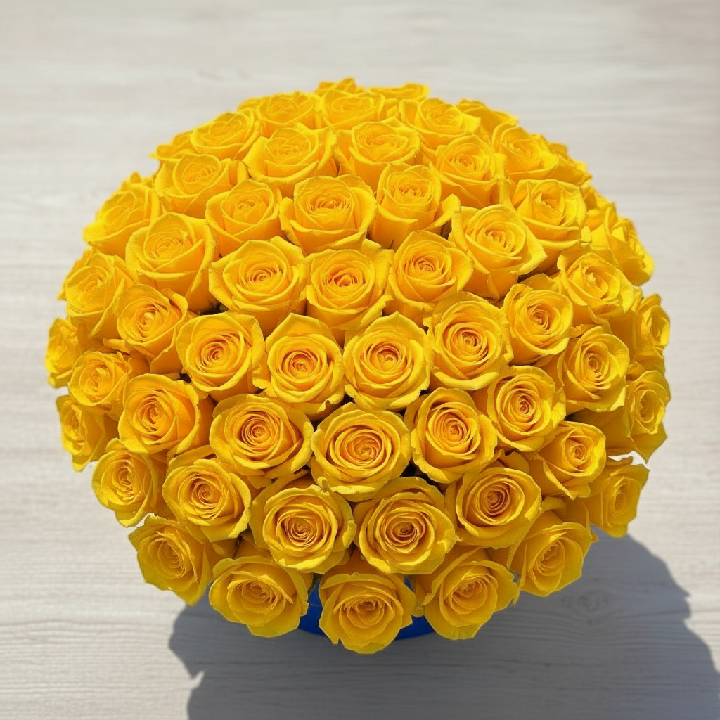 Classic Yellow - 50 Yellow Roses
