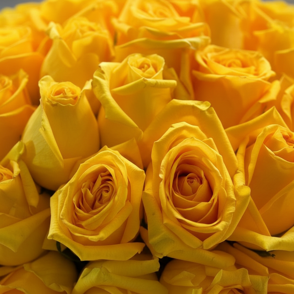 Classic Yellow - 50 Yellow Roses